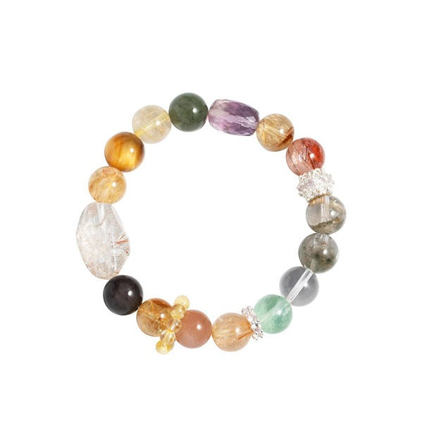 Seven Chakra Crystal Bracelet — Style A & B | Energy Healing | Natural Stones