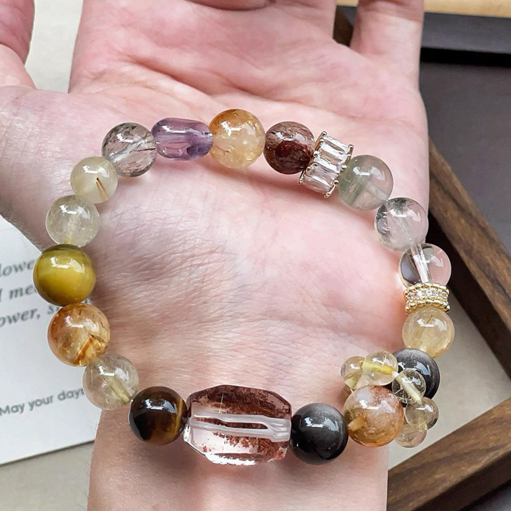 Seven Chakra Crystal Bracelet — Style A & B | Energy Healing | Natural Stones