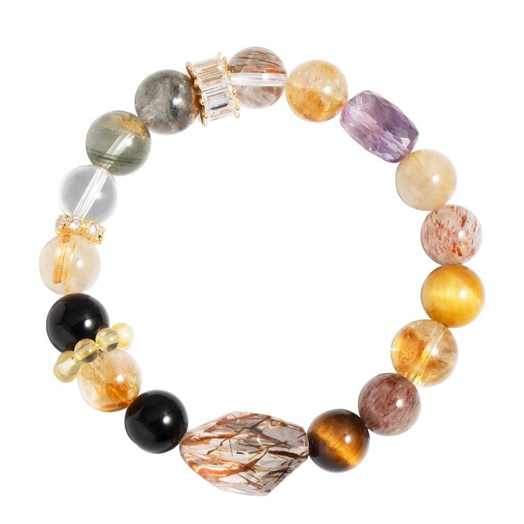 Seven Chakra Crystal Bracelet — Style A & B | Energy Healing | Natural Stones