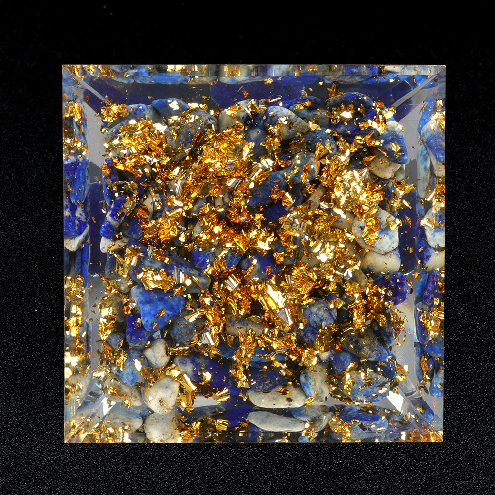 Floating Sphere Orgone Pyramid — Crystal Stone Collection