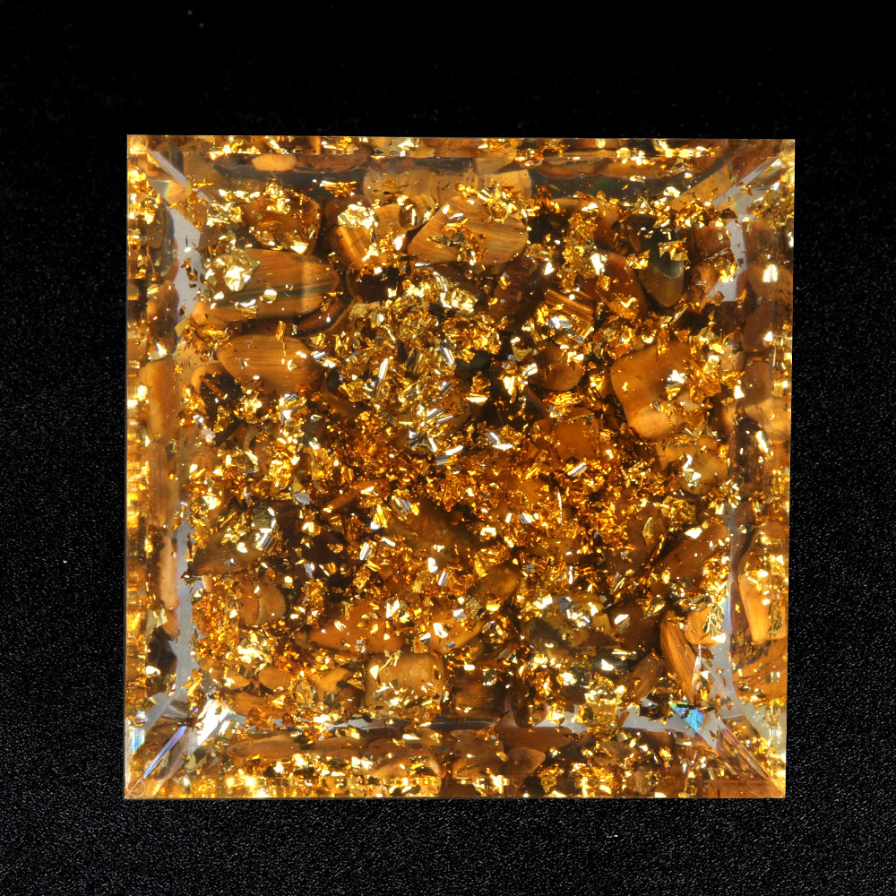 Floating Sphere Orgone Pyramid — Crystal Stone Collection