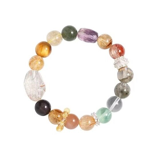 Seven Chakra Crystal Bracelet — Style A & B | Energy Healing | Natural Stones